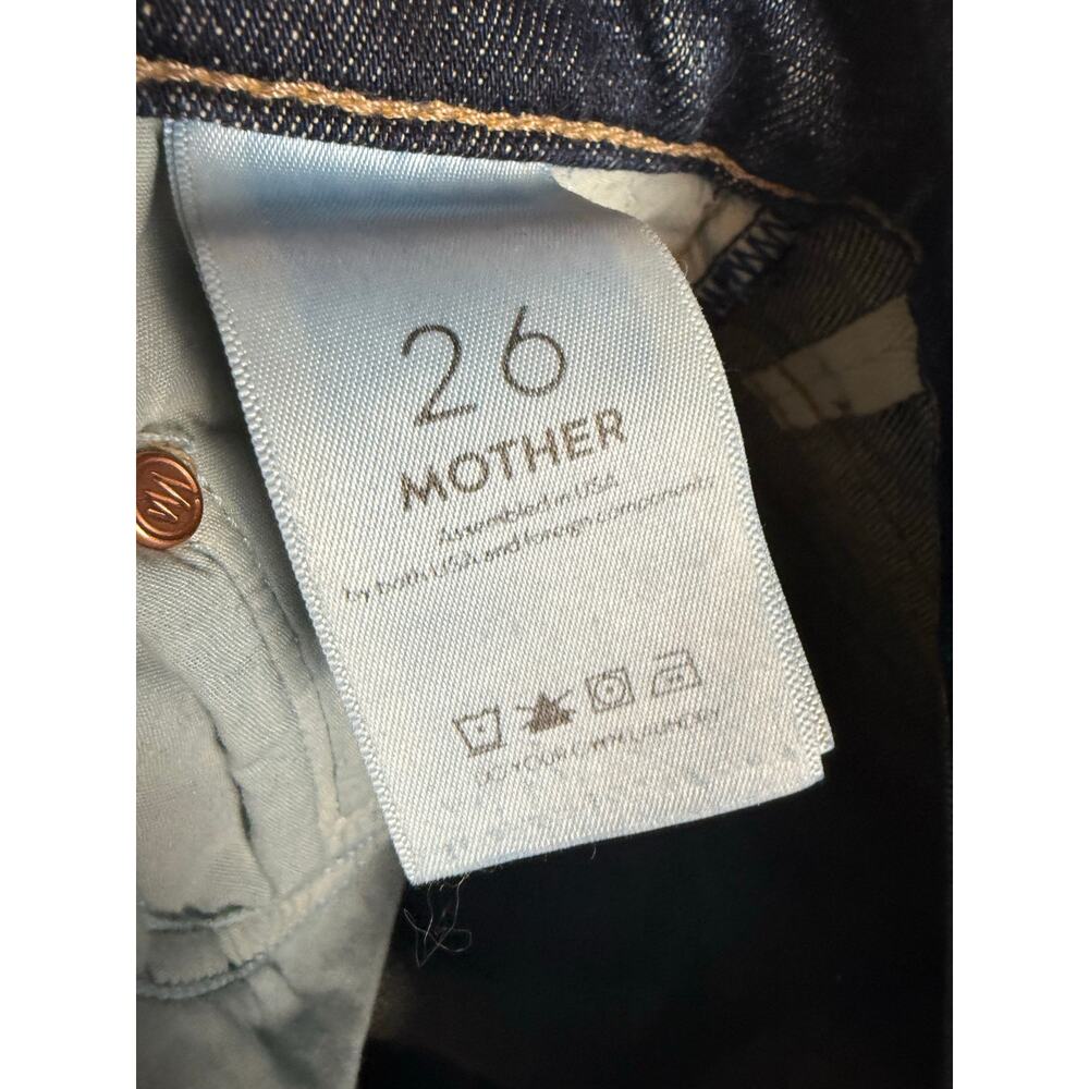 Mother Insider Crop Step Fray Distressed Wildflower Boot High Rise Jeans 26 - Picture 11 of 12